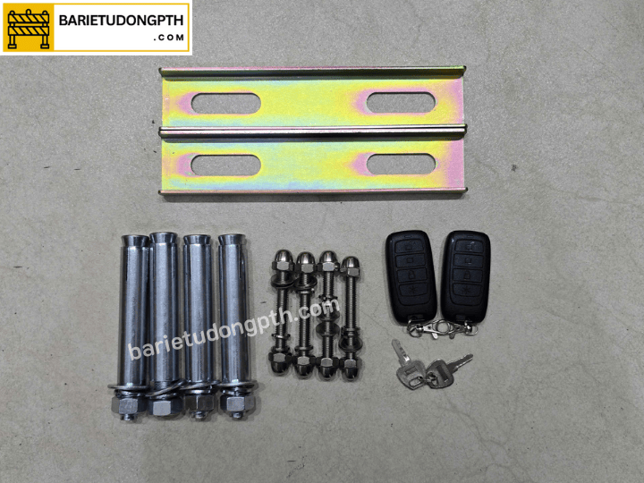 Barie cần gập BS-306 chính hãng Bisen 2 phụ kiện barie bs306