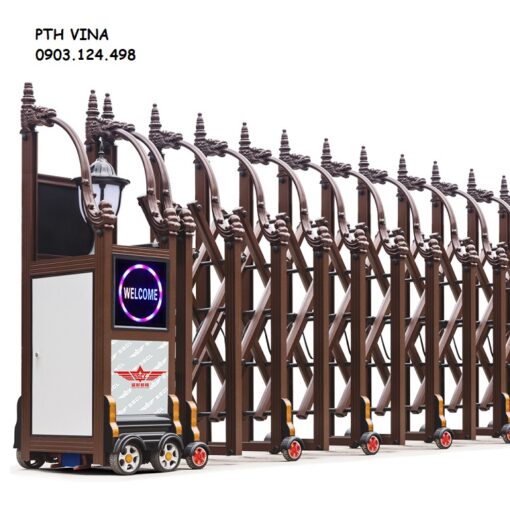 Cổng xếp điện tự động