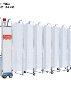 cổng xếp inox tự động