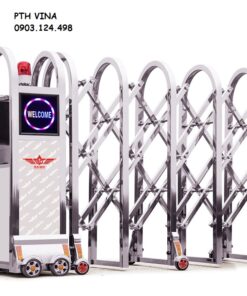 cửa cổng xếp tự động
