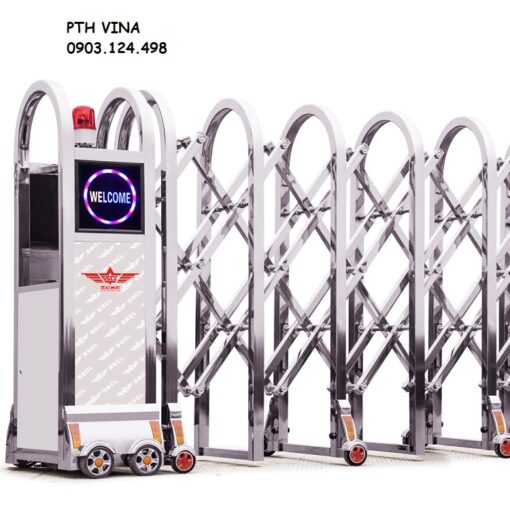 cửa cổng xếp tự động