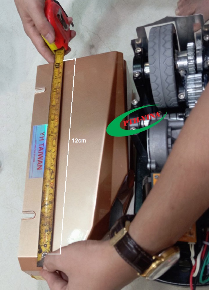 Chiều dài motor con lăn