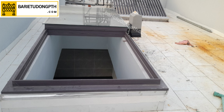 mái trượt giếng trời