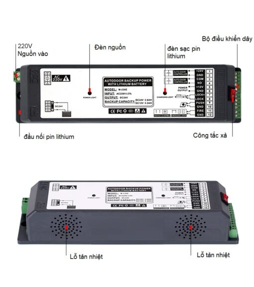 Bình lưu điện motor cửa tự động - Ảnh 2