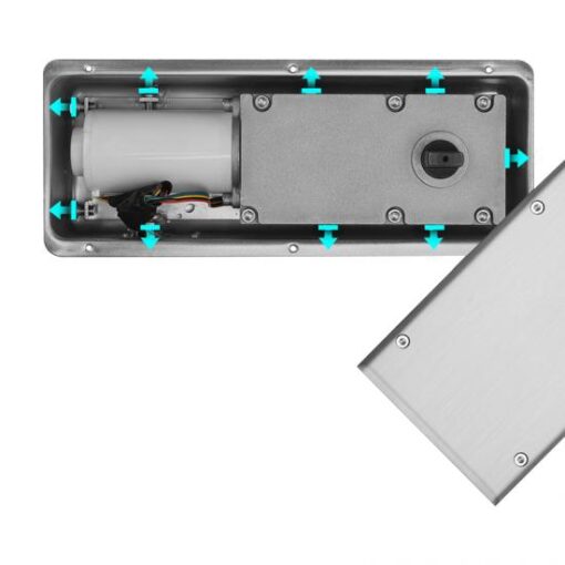 MOTOR CỬA KÍNH ÂM SÀN - Ảnh 4