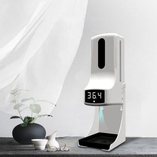 Máy xịt cồn cảm ứng kết hợp đo thân nhiệt