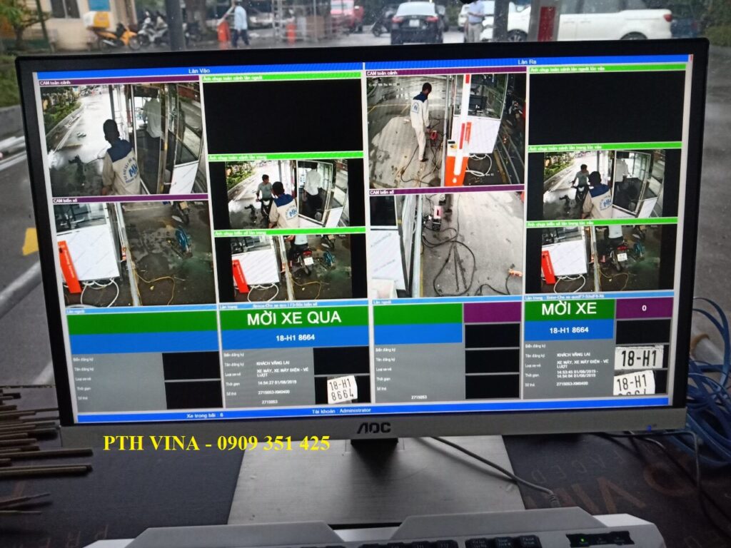 phần mềm giữ xe ra vào