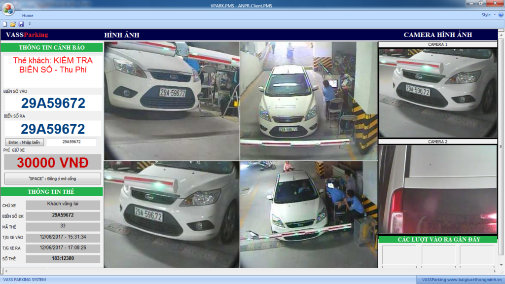 phần mềm giữ xe ô tô