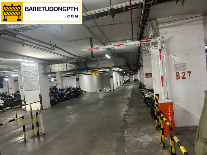 barie tay gập kiểm soát cho trường học