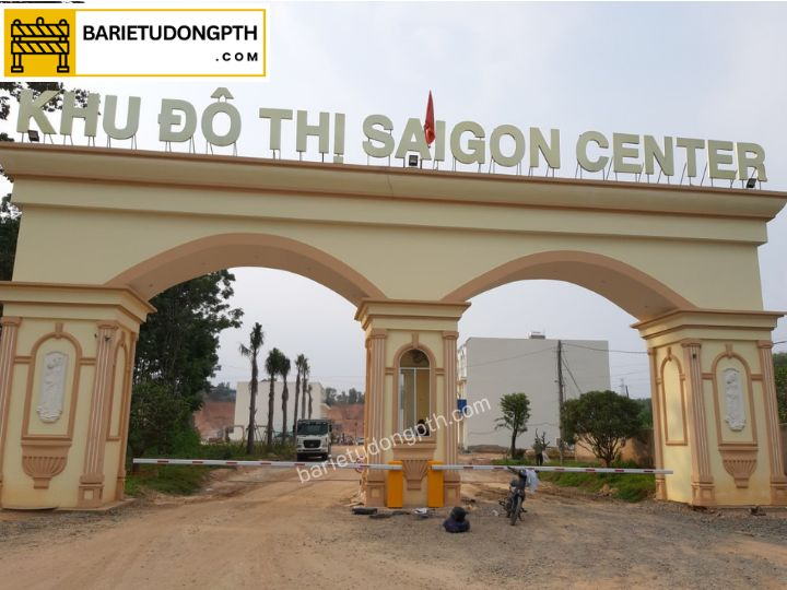 lắp barie cho khu đô thị