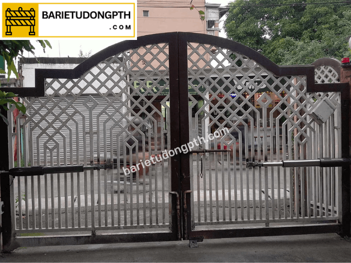 Motor cổng tay đòn YH 400kg Đài Loan 8 lắp cho cổng mở 2 cánh