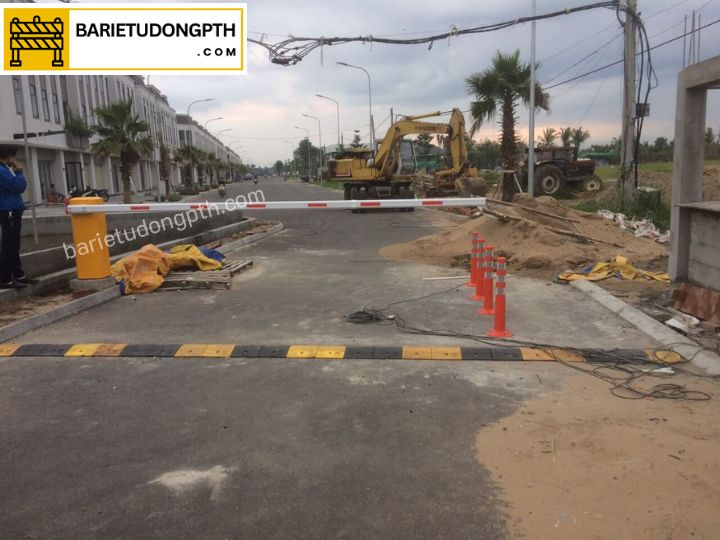 thi công lắp barie an ninh cho chung cư