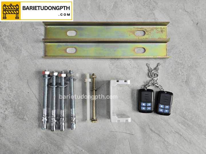 Barie chắn xe tự động DZ-125 4 phụ kiện barie tự động dz-125