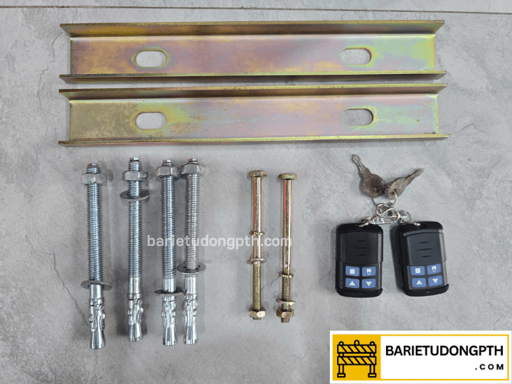 Thanh chắn xe tự động DZ-68 4 bộ phụ kiện barie dz-68