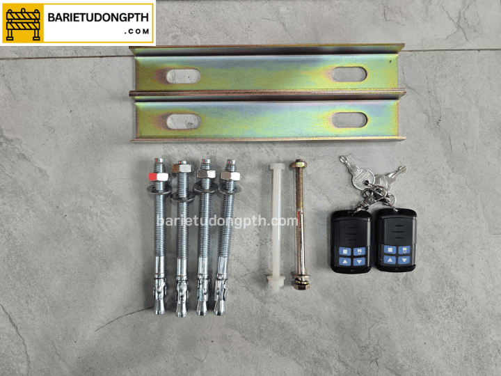 Barie Chắn Xe DZ-230 Wonsun 5 bộ phụ kiện barie dz-230