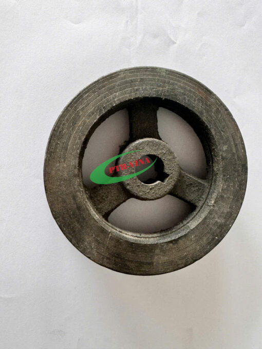Bánh xe thân đầu kéo cổng xếp 2 ray