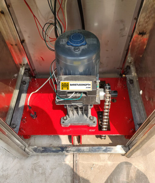 motor cổng xếp có ray