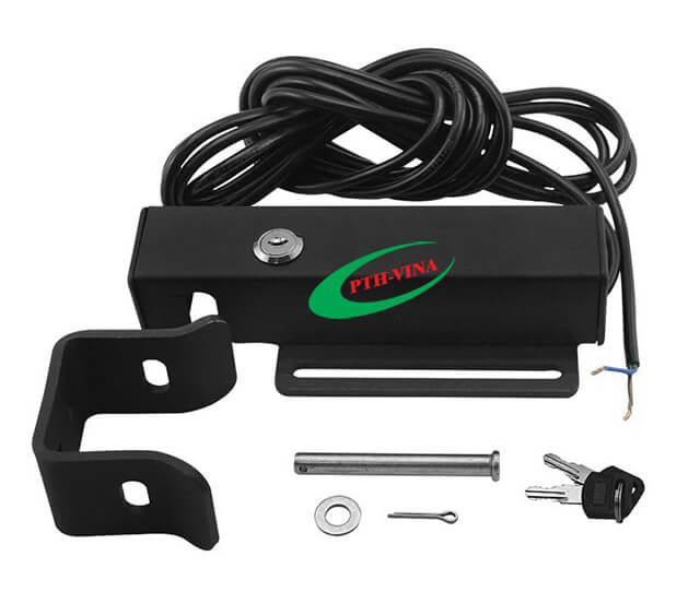 Khóa chốt điện từ cổng mở cánh 3 Bộ sản phẩm khóa chốt cổng điện từ