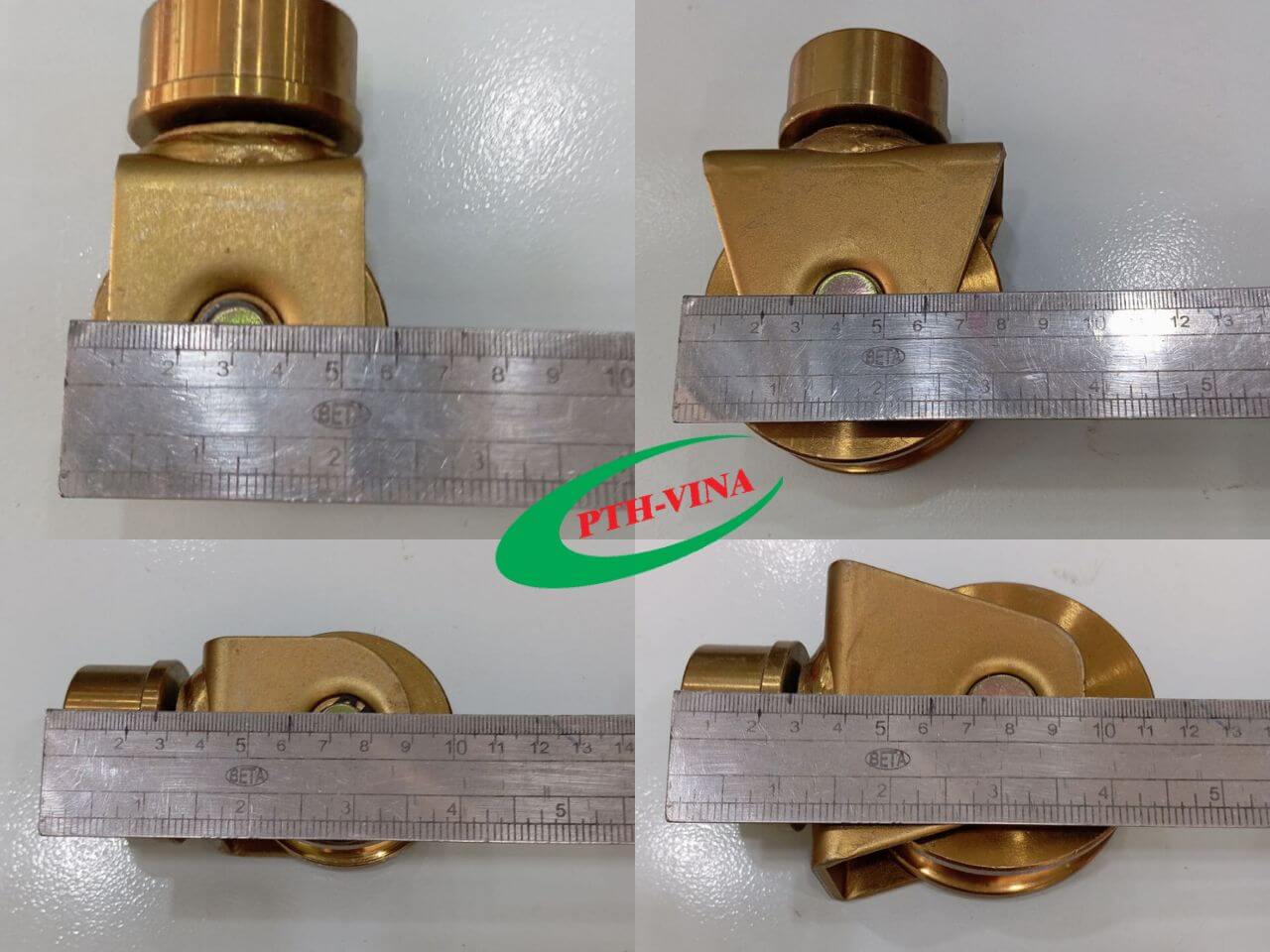 Kích thước của bánh xe cửa cổng trượt xoay 360 