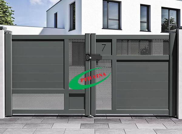 Khóa chốt điện từ cổng mở cánh 4 Công trình thực tế khóa chốt điện từ