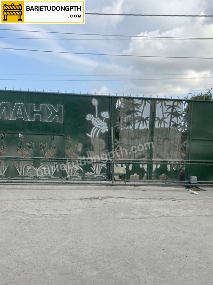 xu hướng lắp cổng trượt tự động nhà máy