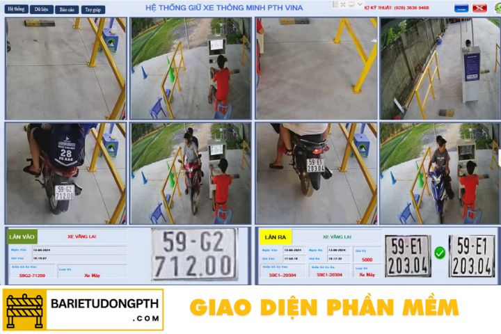 phần mềm giữ xe sân thể thao