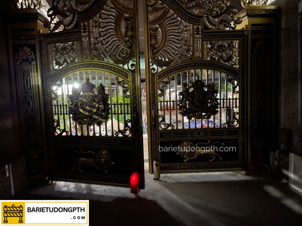 Lắp bộ motor con lăn cho cổng biệt thự tại Vũng Tàu 16 motor cổng con lăn tự động cà mau