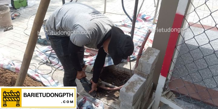 cắt đường lắp đế âm sàn