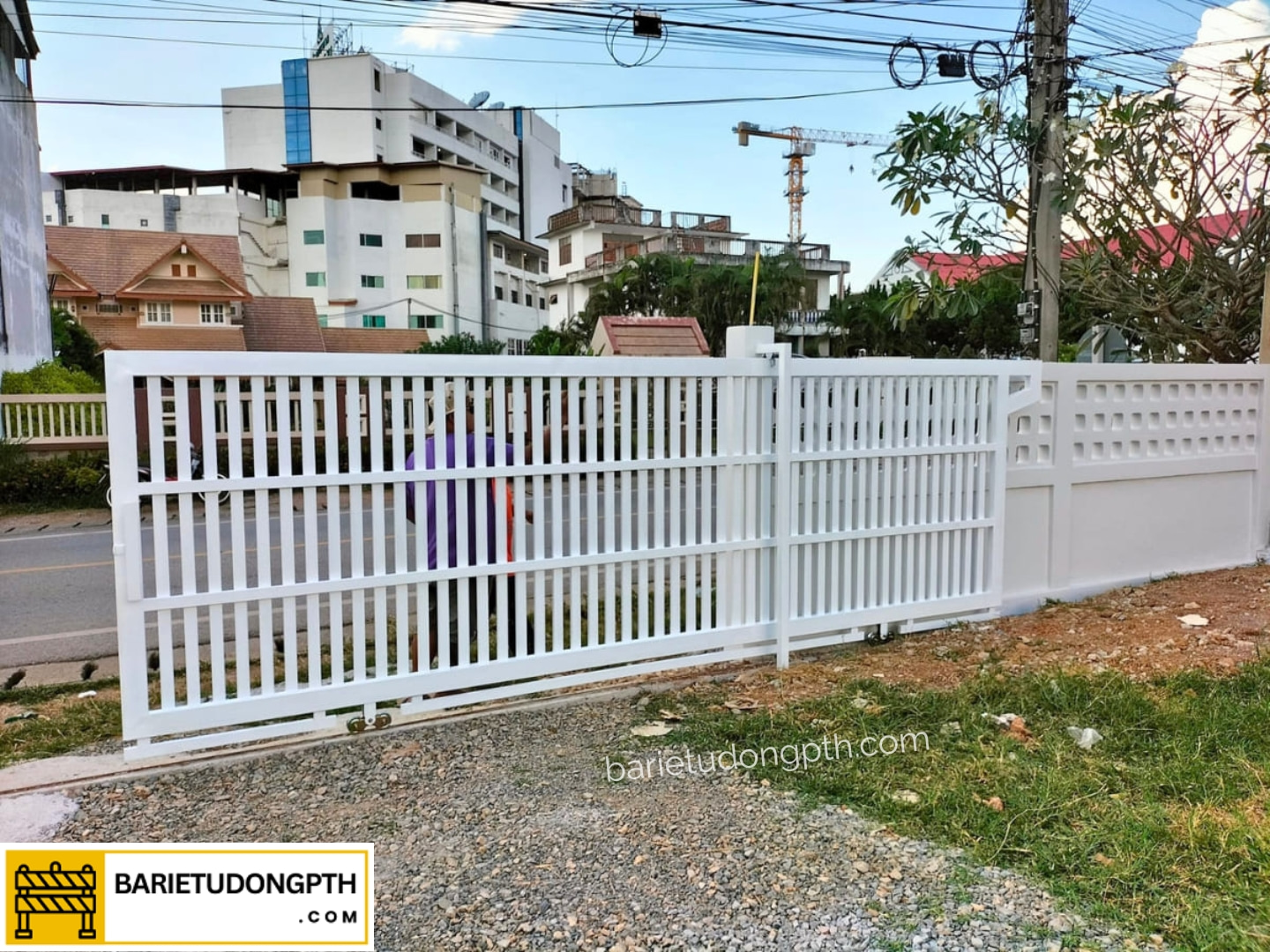 ưu điểm cổng lùa tự động 1 cánh