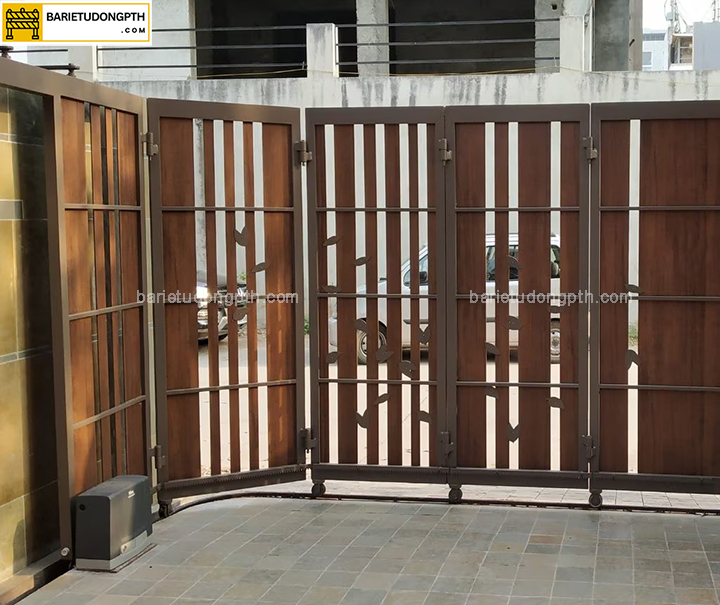 cổng lùa cong tự động
