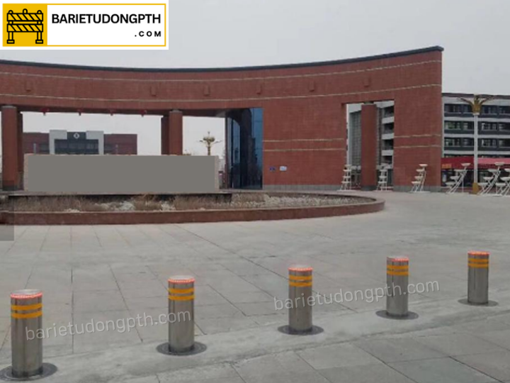 lắp trụ bollard cho cơ quan nhà nước