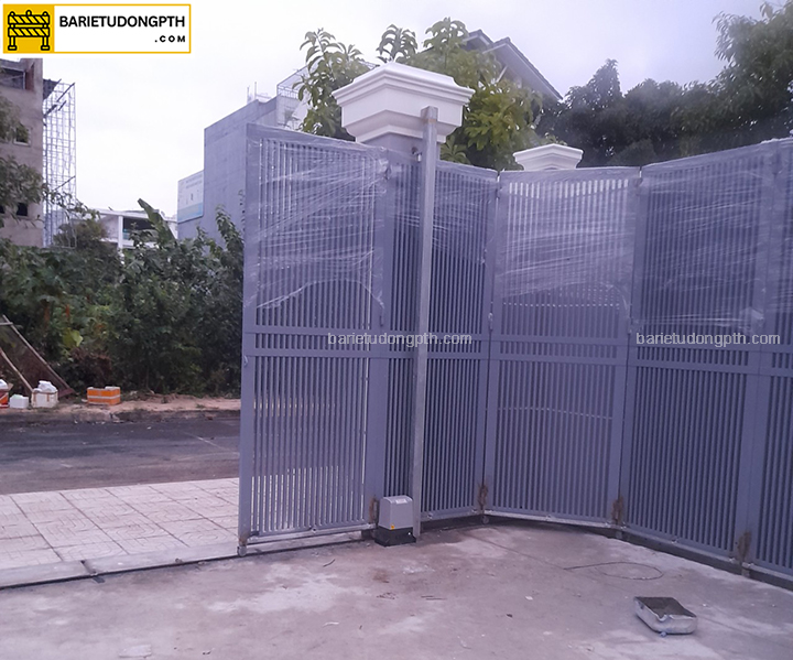 ứng dụng cổng lùa bo góc