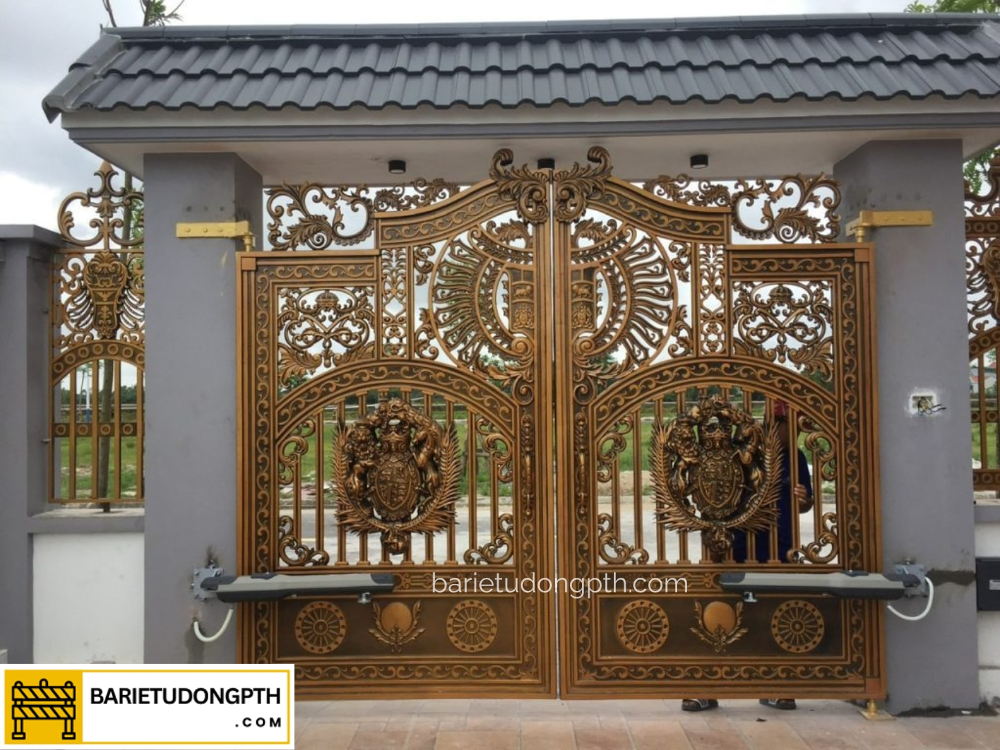 Báo giá cổng mở cánh tự động mới nhất 2025 3 lợi ích khi lắp cổng mở 2 cánh tự động