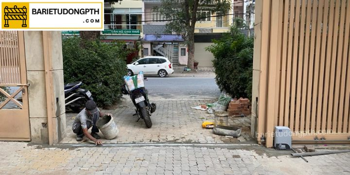 mẫu cổng trượt ngang tự động