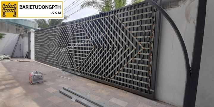 giá lắp cổng trượt ngang tự động