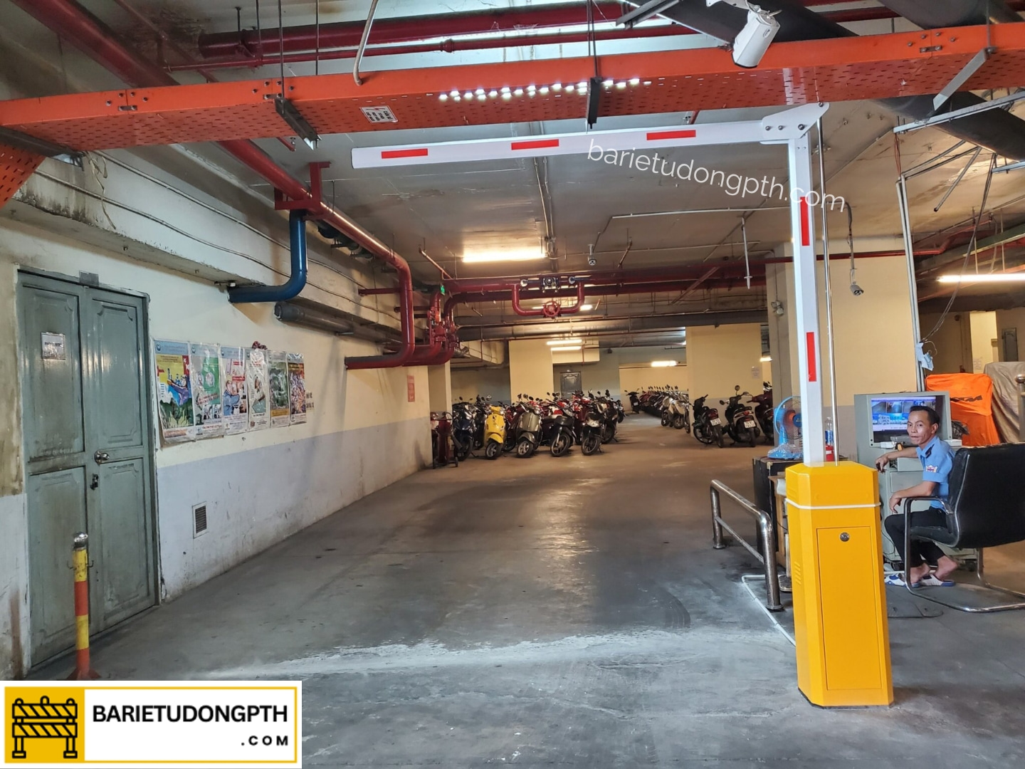 Đơn vị lắp barie tự động tại Quảng Ngãi 4 barie cần gập tại quảng ngãi