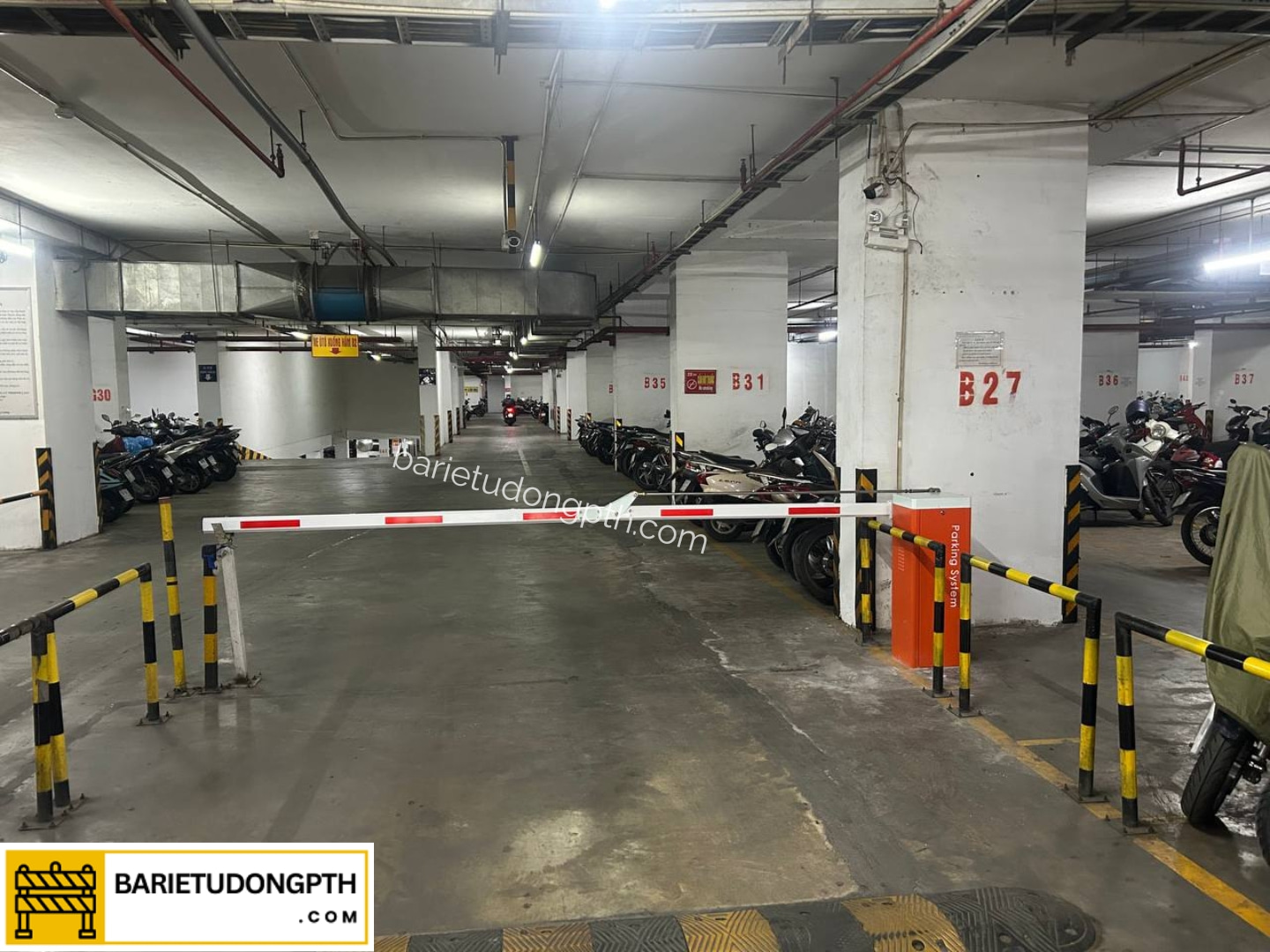 barie cần gập tại lâm đồng