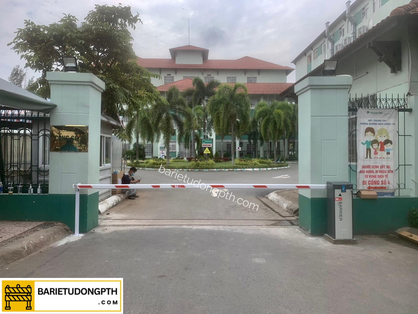 barie tự động bệnh viện khánh hòa