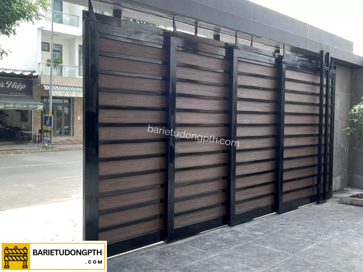 Đơn vị lắp đặt cửa cổng tự động 4 cánh 5 cổng trượt tự động 4 cánh xếp lớp