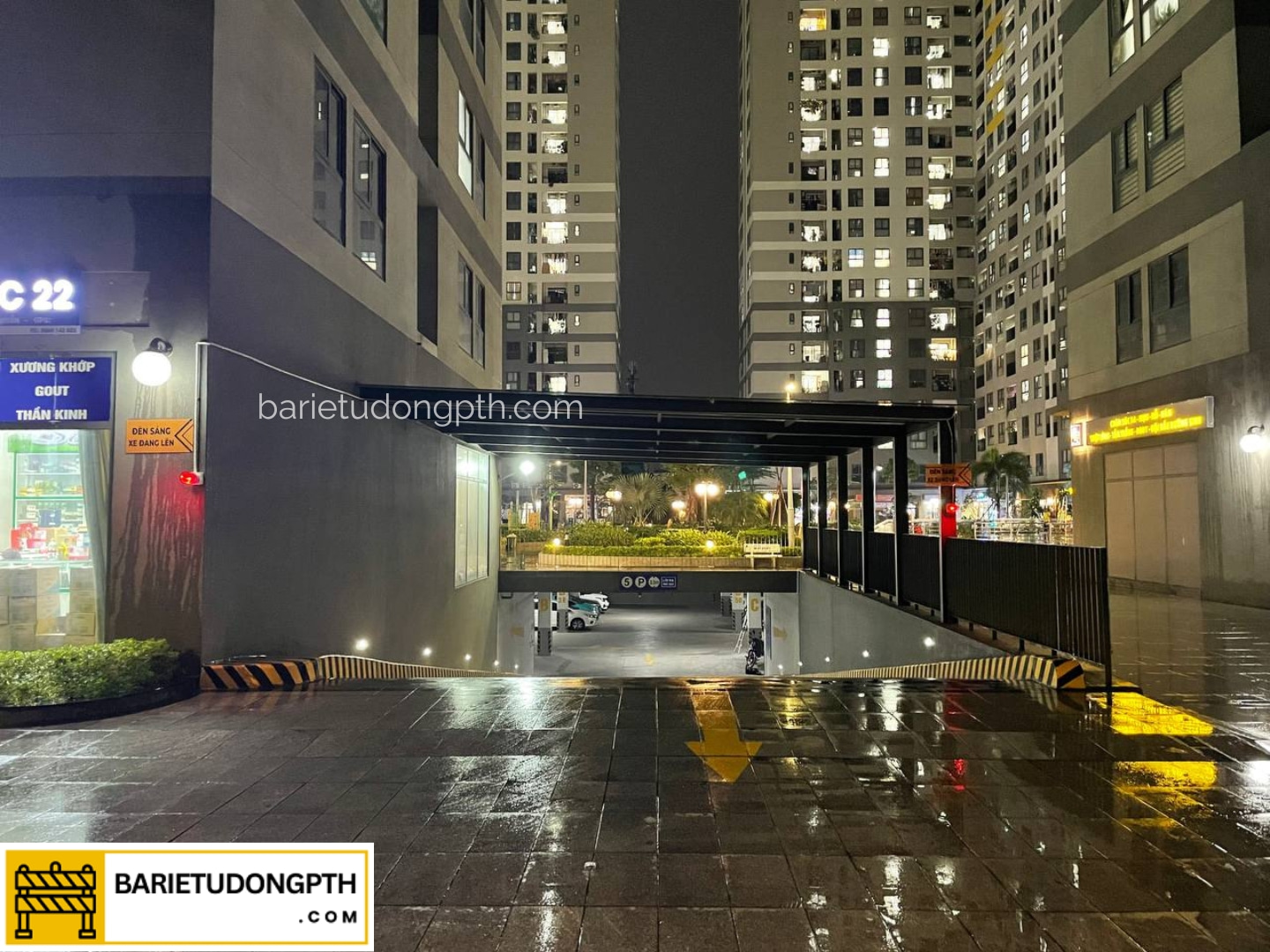 hệ thống cảnh báo xe lên xuống tầng hầm tp đà nẵng