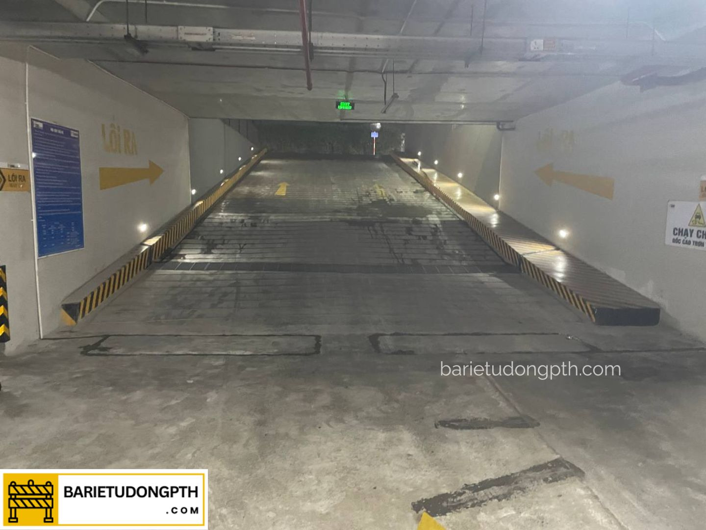 hệ thống cảnh báo xe lên xuống tầng hầm an giang