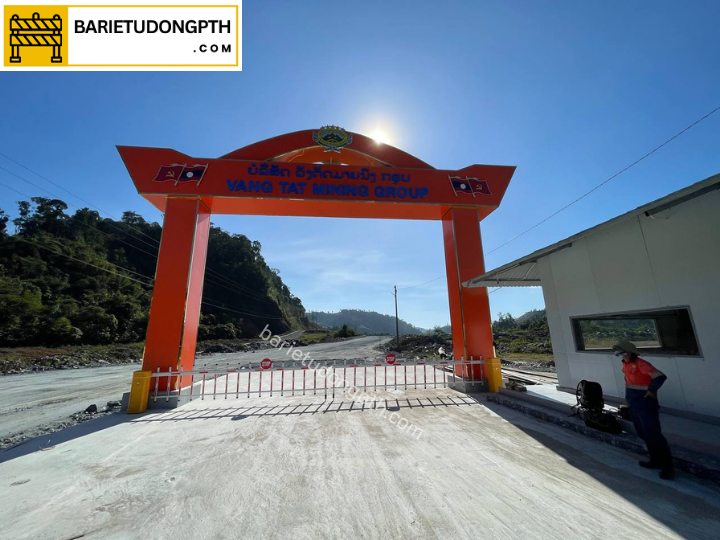 lắp barie rào chắn tại lào