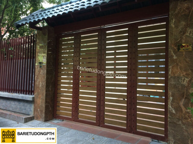 lắp cửa cổng tự động 4 cánh