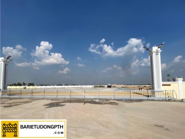 lắp motor cổng trượt tự động cho cửa khẩu