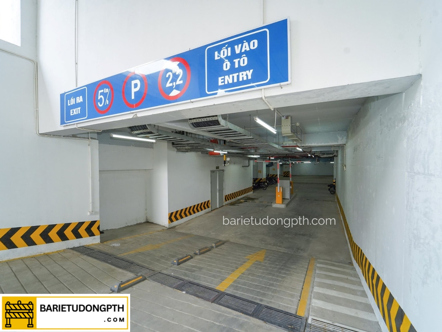 hệ thống cảnh báo xe lên xuống tầng hầm quảng ngãi