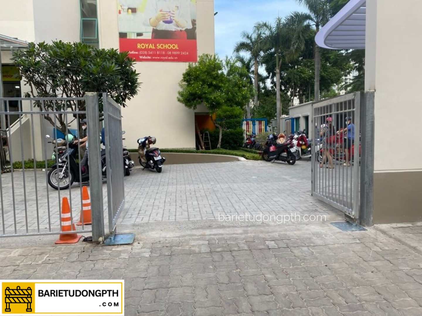 Báo giá lắp motor cổng tự động tại Vĩnh Long 6 Motor cổng âm sàn tự động Vĩnh Long