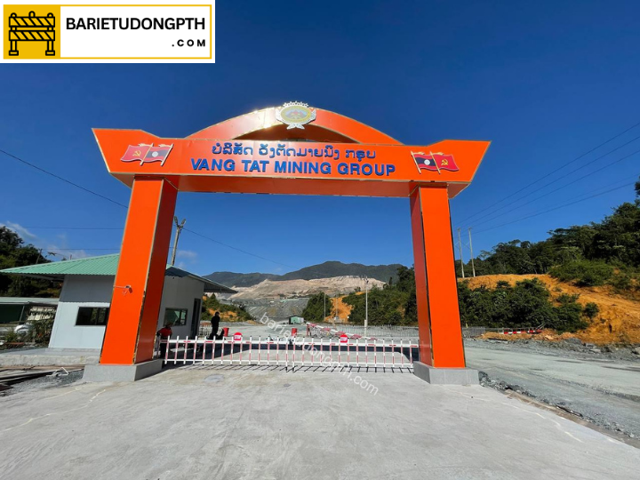 dự án lắp barie tại nước bạn lào