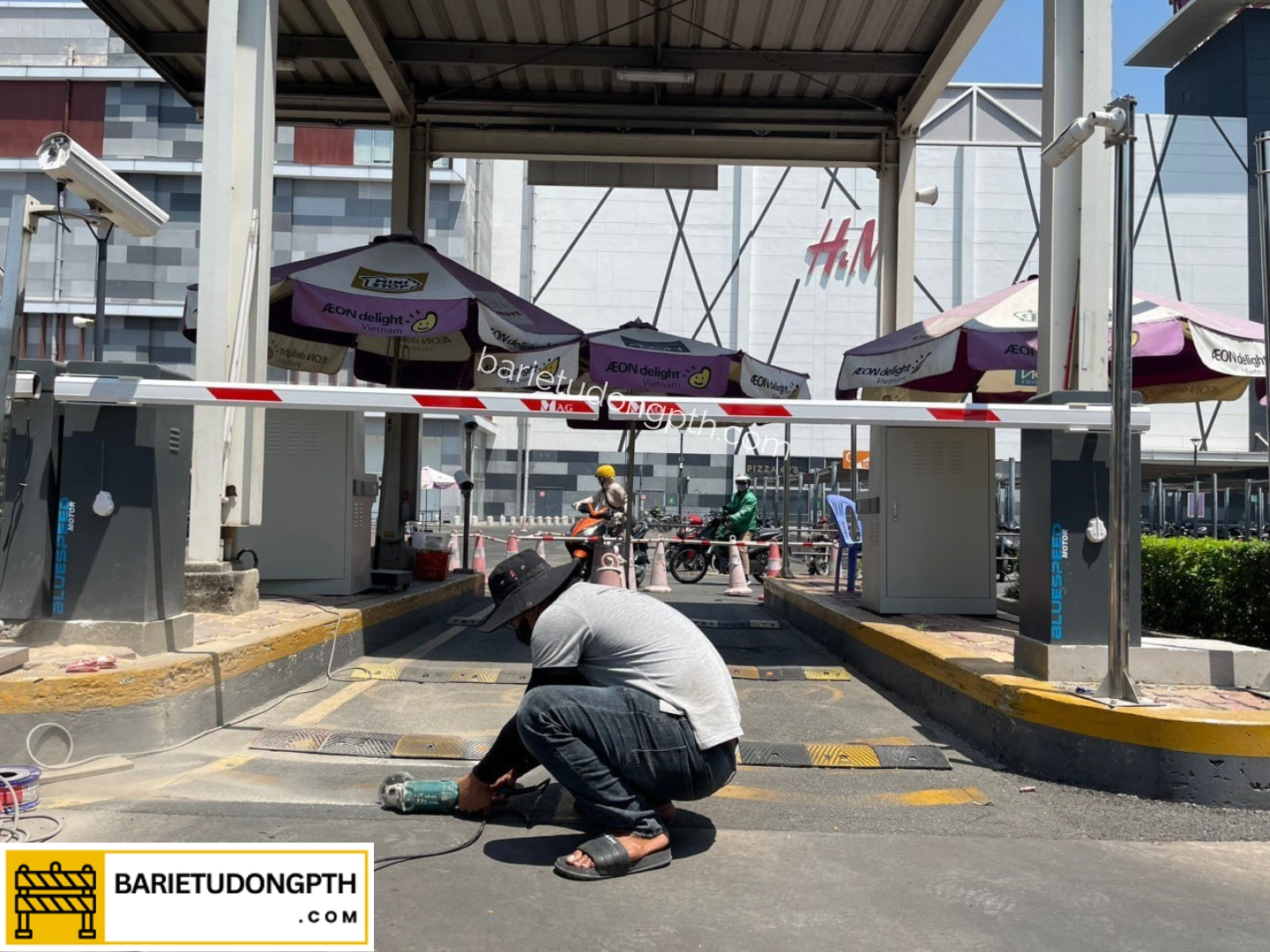 quy trình lắp barie tự động tại an giang