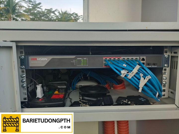 Lắp hệ thống giữ xe tại An Phú EcoCity, Cái Răng, Cần Thơ 10 bộ nguồn chuyển đổi