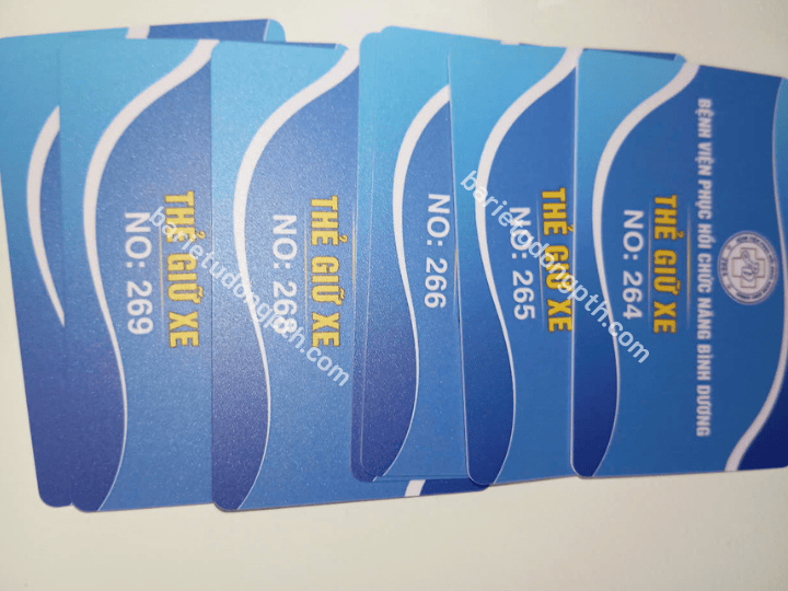 In thẻ ra vào cổng 3 thẻ từ bảo mật cao